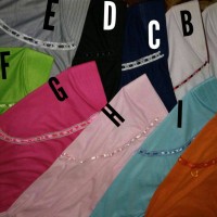 Jual jilbab sekolah anak murah kaos warna warni Murah