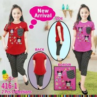 Jual Little pineapple tsum2 bordir junior size 7-12th Murah