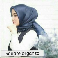 Jual HIJAB KERUDUNG SQUARE ORGANZA SEGIEMPAT Murah