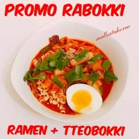 Jual Rabokki Ramen + Tteokbokki Include Bumbu Murah