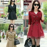 Jual blazer lace fleece Murah