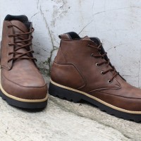 Jual Sepatu Boots Safety Pria RGClothes Termo Ori Handmade Murah