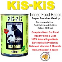 Jual CAT FOOD KIS KIS CANNED FOOD RABBIT 400 GR MAKANAN KUCING PET FOOD Murah