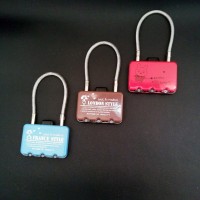 Jual GEMBOK KOPER LONDON STYLE 3 DIGIT Kombinasi Combination Lock Kado Murah