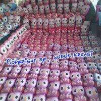 Jual souvenir ultah bantal cinta owl tinggi multidesain/ souvenir wedding Murah