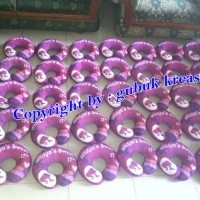 Jual souvenir ultah bantal leher fullprint/ bs souvenir pernikahan Murah