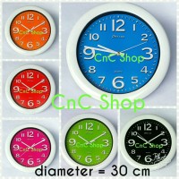 Jual Jam Dinding Ontime NEW Fresh Colour Murah