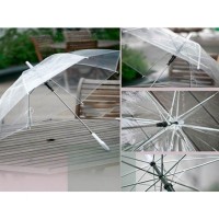 Jual Payung Transparan PVC 8 Bone 75cm / Umbrella / Payung Cantik Murah
