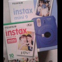 Jual FujiFilm Instax Mini 9 Cobalt Blue Free Ong Murah