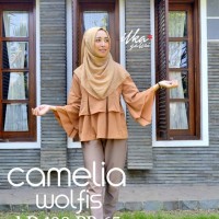Jual PRODUSEN BAJU ATASAN CAMELIA WANITA BLOUSE MURAH BLUS GAMIS ILKA Murah