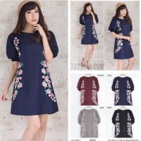Jual Dress Embroidery 529 Murah