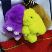 Jual Boneka kelinci gantungan kunci tas. Murah