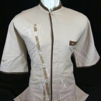 Jual Baju Koko Kombinasi Lengan Pendek Murah