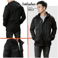 Jual JAKET PARKA CENTAURUS BLACK - WINDBREAKER Murah