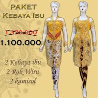 Set Kebaya Ibu & Besan Pengantin Baju Resepsi