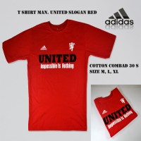 Jual Kaos Baju Pakaian Distro Bola Pria Manchester United MU Variasi Warna Murah