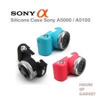 Jual Silicone Silikon Case Kamera Mirrorless Sony Alpha A5000 A5100 Murah