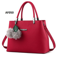Jual TAS WANITA / 052 MERAH / TAS IMPORT TAS KERJA TAS KOREA TAS BATAM Murah