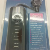 4 port Charger USB desktop 6A 30watt with saklar for iphone / samsung