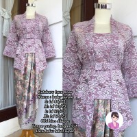 Jual Setelan Kebaya Kutubaru Lace Rose Baby Purple Murah