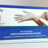 Latex Examination Gloves Mpm Box M / Sarung Tangan Karet Non-Steril