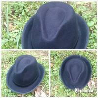 Jual Topi Fedora beludru Warna warni polos Murah