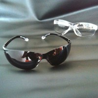 Jual KACAMATA MOTOR 071 SAFETY GLASS RIDER HITAM CLEAR Murah