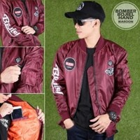 Jual JAKET BOMBER PILOT BOJIEL HAND MAROON Murah