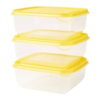 Jual IKEA PRUTA | FOOD CONTAINER | KOTAK MAKANAN 3SET KUNING Murah