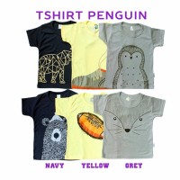 Jual Kazel Kaos Anak Motif Karakter Penguin ( 6PCS) Murah
