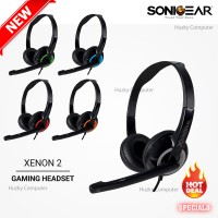 Jual SONIC GEAR Headset XENON 2. Musik, Game dan Video Chat Support. Resmi Murah