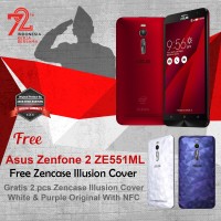 Jual Asus Zenfone 2 ZE551ML + Free 2 Zencase Illusion Cover RESMI Murah