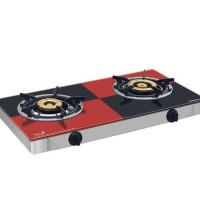 Kompor Gas Kaca 2 Tungku Sanken SG-388FS