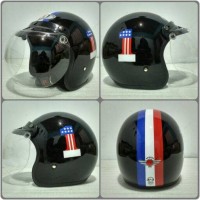 HELM BOGO JPN MOTIF number one + Kaca bogo original