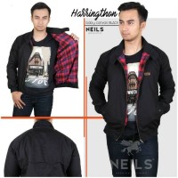 Jual Jaket Harrington Bandung / Parka Pria Murah / Harrington Black Murah