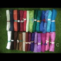 Jual segiempat organza/kerudung kaca Murah