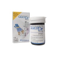 Jual Strip Gula Darah Glucodr / Gluco Dr / isi 25 / Biosensor Murah