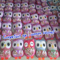 Jual souvenir ultah bantal owl FALYA 4th Murah