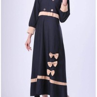 GAMIS / LONG DRESS MUSLIMAH KASUAL WANITA- HSN 0060 bonus TAS KOSMETIK
