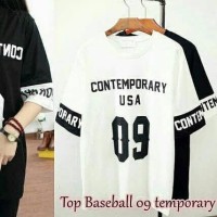Jual OR - TOP BASEBALL TEMPORARY BLOUSE BAJU ATASAN WANITA MODIS MURAH Murah