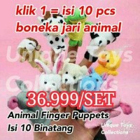 Jual Boneka Jari Binatang (Animal Finger Puppet) Hewan Murah