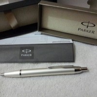 Pulpen parker IM free grafir nama warna putih mutiara
