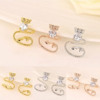 Jual Anting Wanita Zircon Crystal Owl Murah /1136W