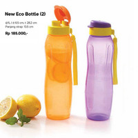 Jual Tupperware Eco Bottle 1 Liter Flip Top Tempat Minum Botol 1Lt Lt L Murah