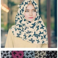 Jual Pashmina Denim Butterfly Seri 1 Murah