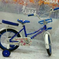 SEPEDA ANAK MINI EVERGREEN 16 INCI UNGU KERANJANG
