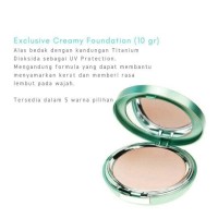 Wardah Exclusive Creamy Foundation/Creamy Foundation/Alas Bedak Wardah