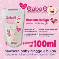 Jual gabag kantong asi 100ml PINK ONLY Murah