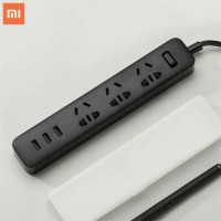 Jual Stop kontak Xiaomi Smart Power Strip Plug Adapter with 3 USB Port 2A Murah