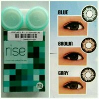 Jual Softlens Rise Big Eyes utk mata Normal free lens case Murah
